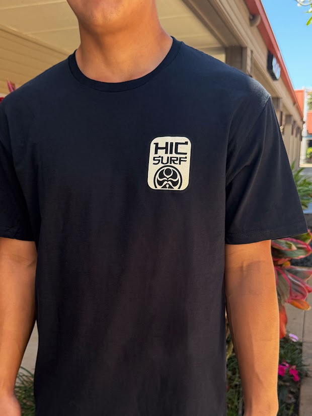 HIC SAMURAI SURFER BIG BRADDAH TEE - BLACK