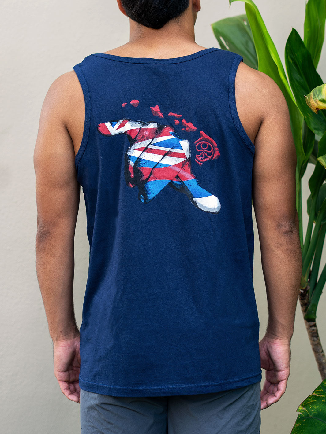 HIC SHAKA CHAIN TANK TOP - NAVY
