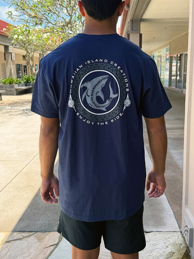 HIC SHARK BITE TEE - NAVY