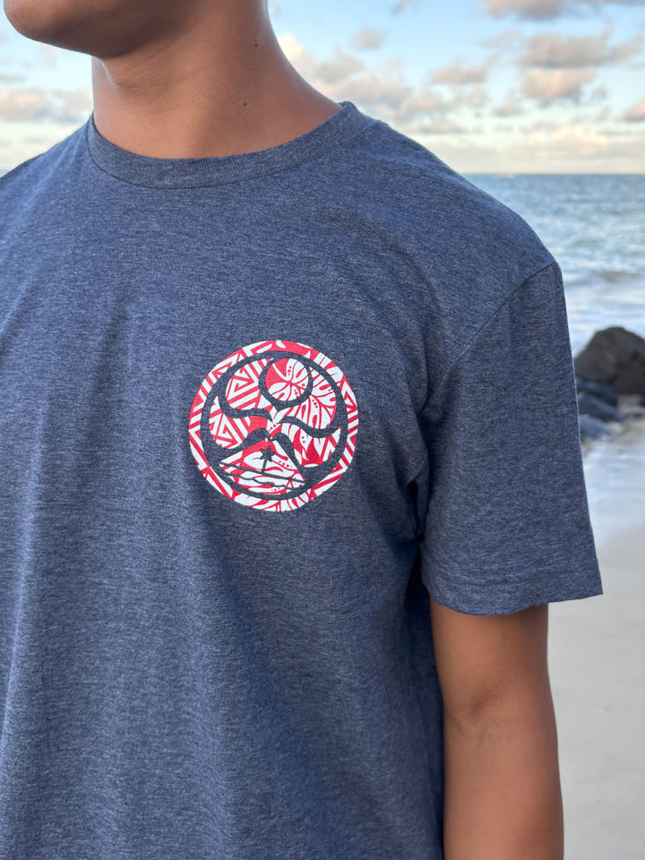 HIC TAPA BLOCKER TEE - HEATHER NAVY