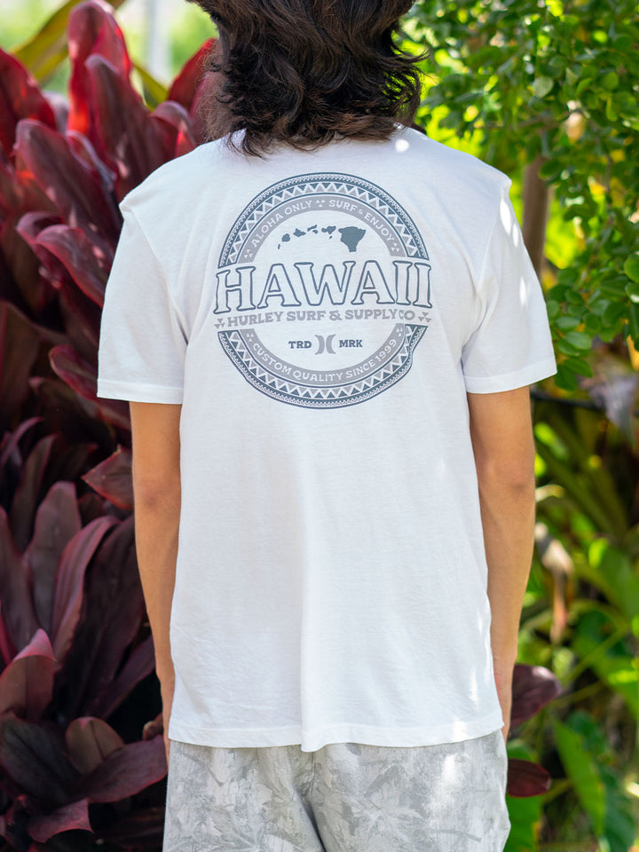 HURLEY SIMPLY TEE - WHITE