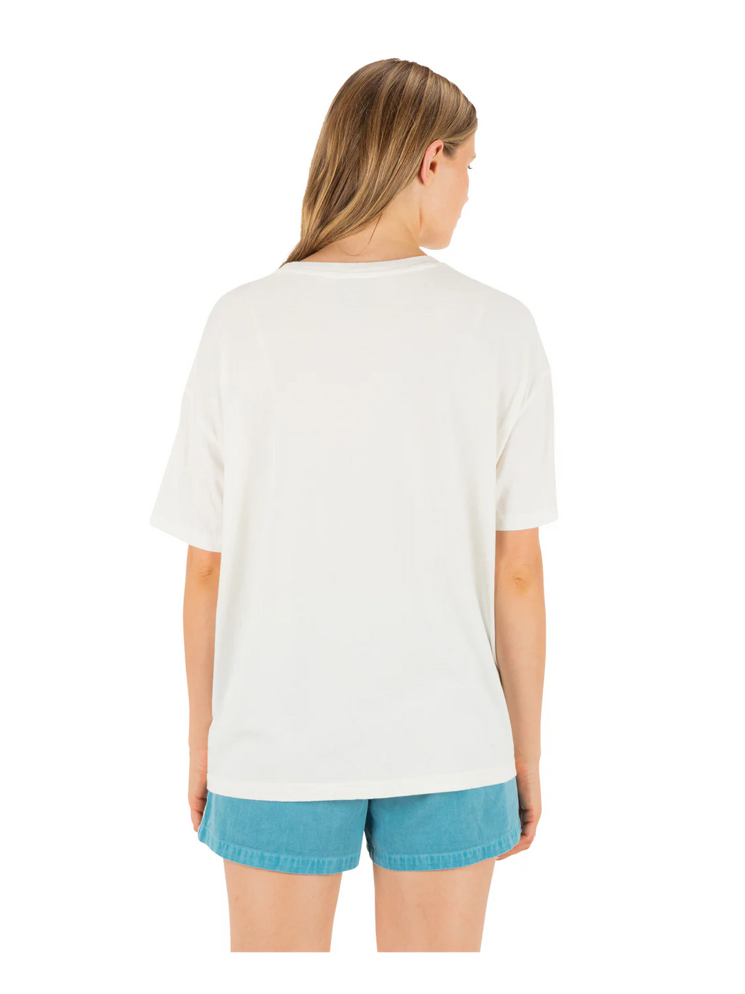 HURLEY FAIR WINDS BOYFRIEND TEE - TOFU