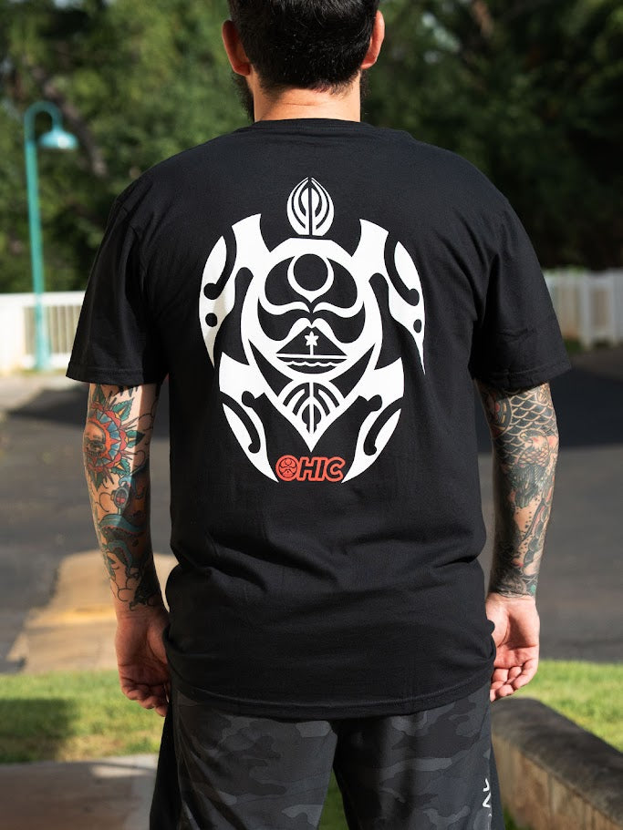 HIC TORTUGA DOT TEE - BLACK