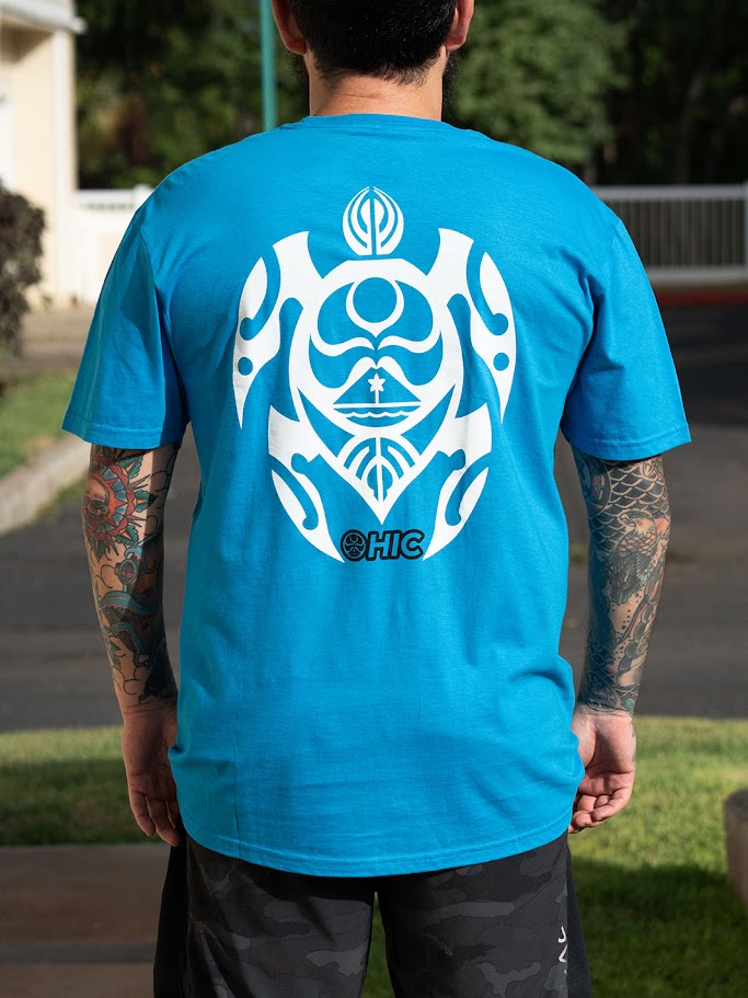 HIC TORTUGA DOT TEE - SAPPHIRE