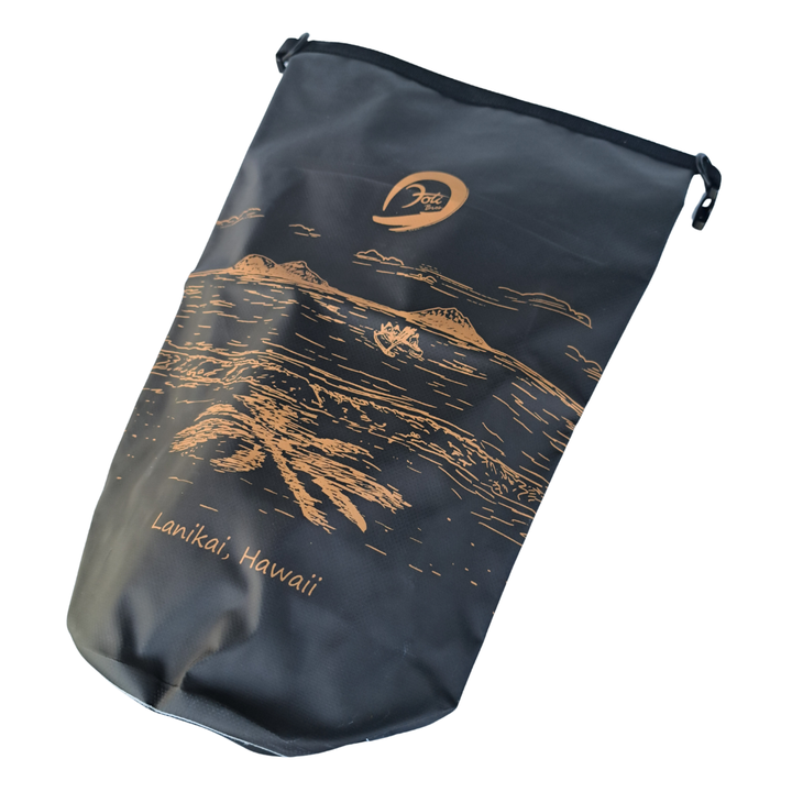 FOTI BROS 10L DRY BAG LANIKAI BLACK/GOLD