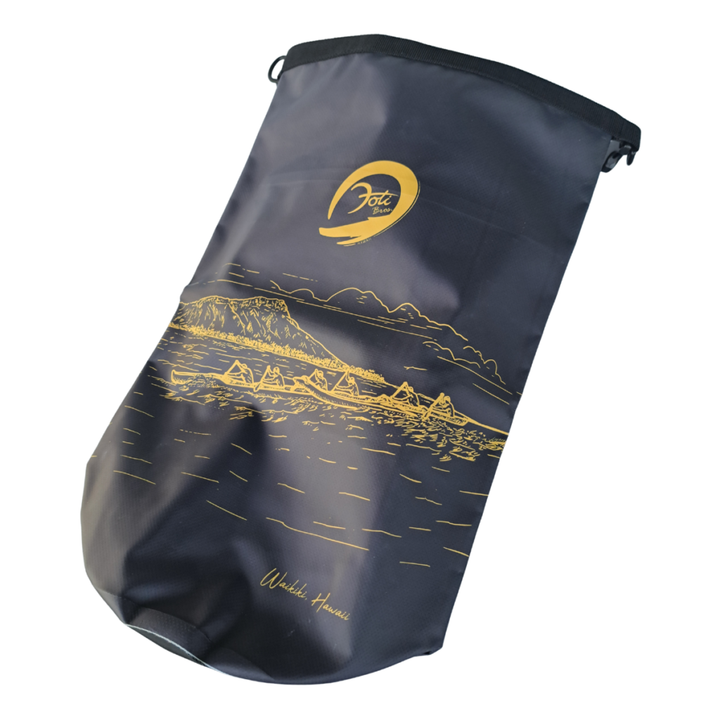 FOTI BROS 10L DRY BAG WAIKIKI PLUM/GOLD
