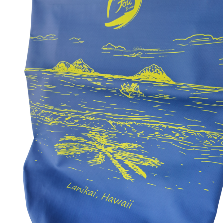 FOTI BROS 10L DRY BAG LANIKAI ROYAL/YELLOW