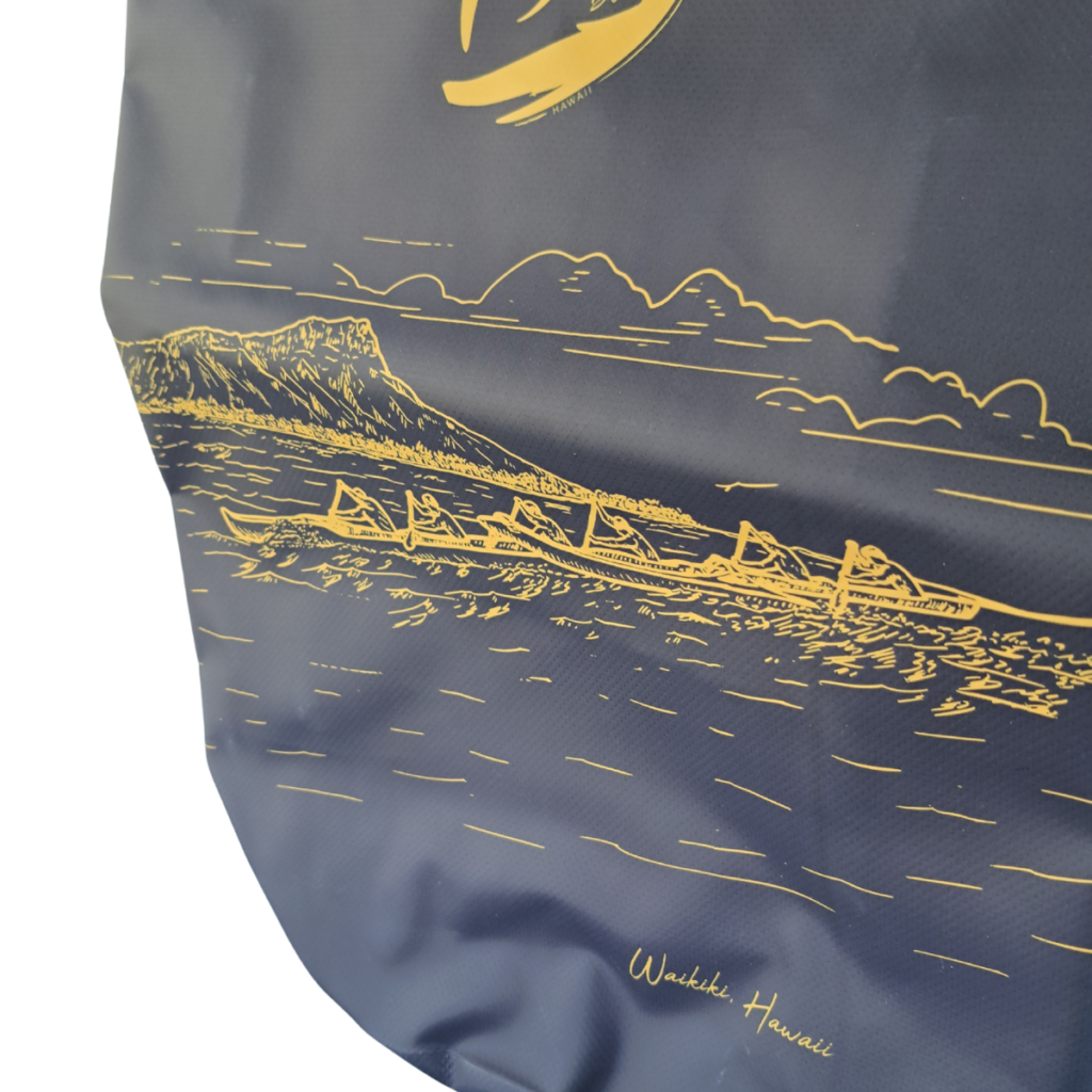 FOTI BROS 10L DRY BAG WAIKIKI PLUM/GOLD