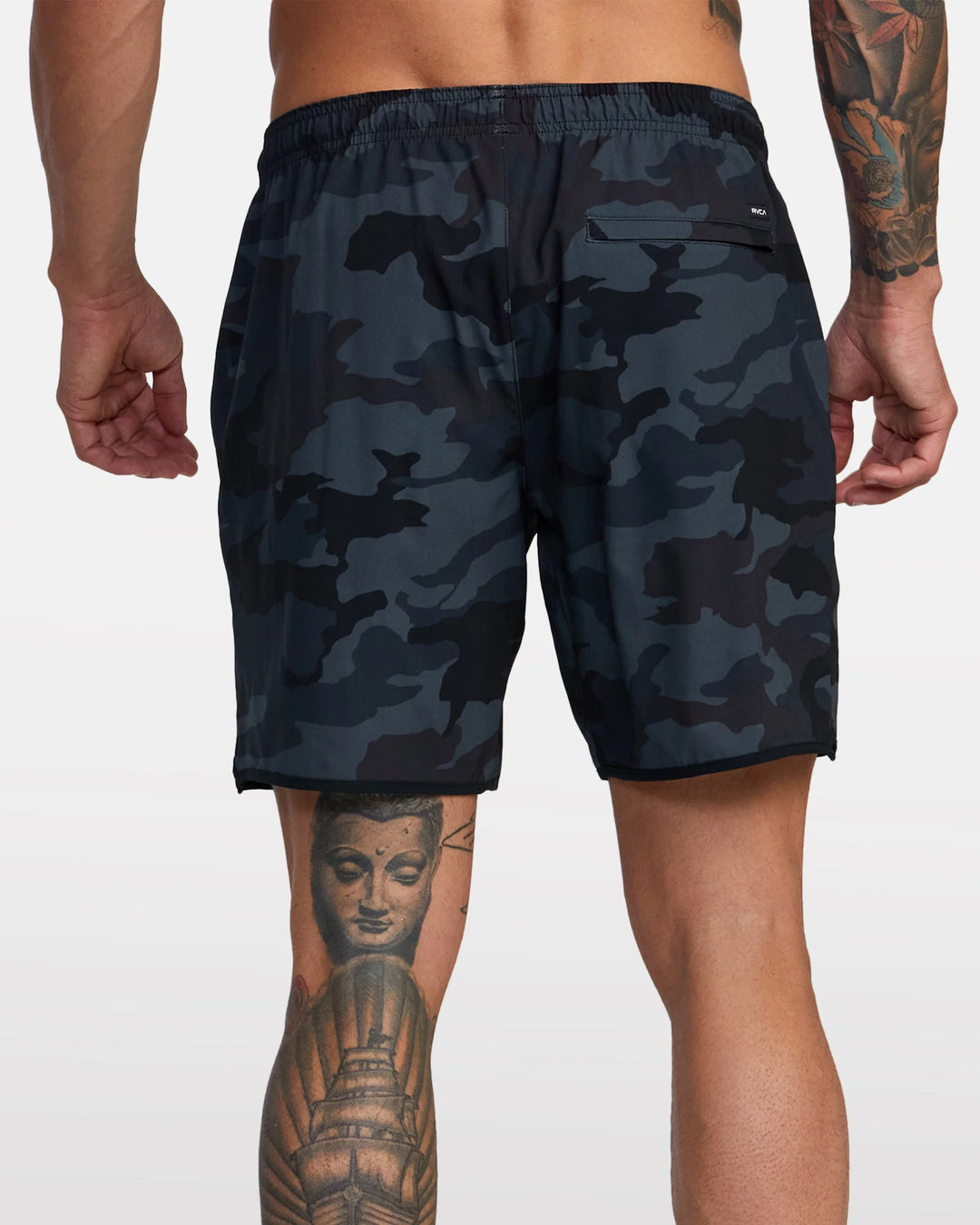 RVCA YOGGER STRETCH 17" SHORT - CAMO (CAM)