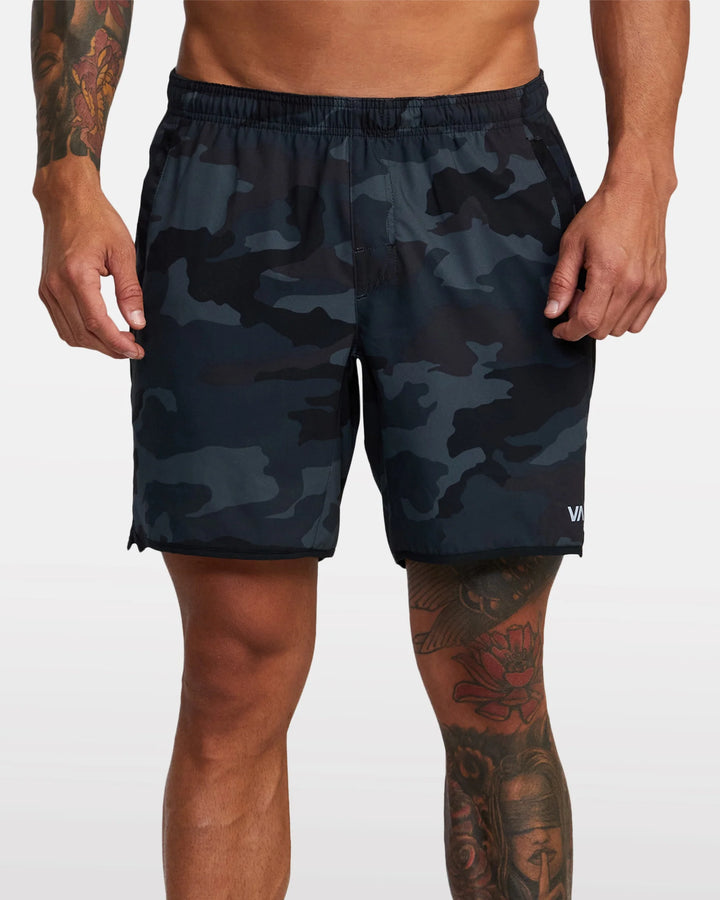 RVCA YOGGER STRETCH 17" SHORT - CAMO (CAM)