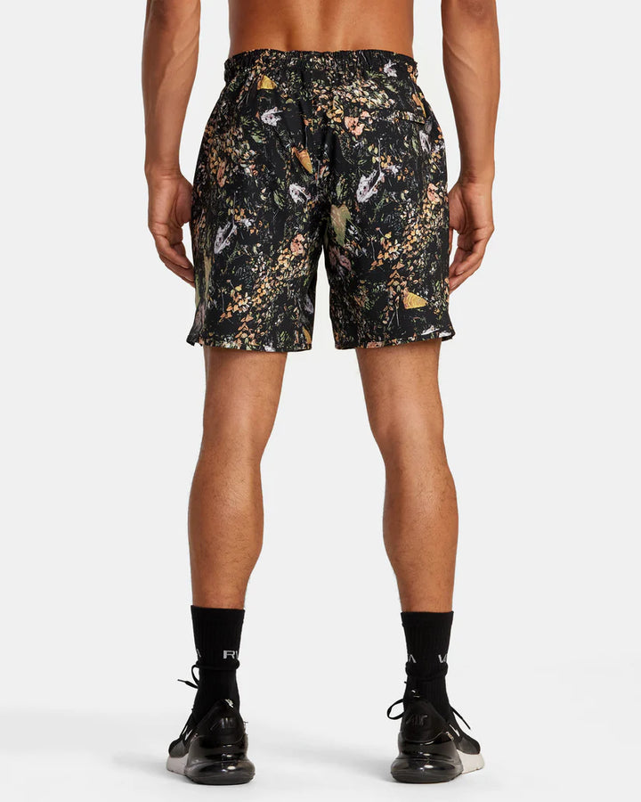 RVCA YOGGER STRETCH 17" SHORTS - GRAY