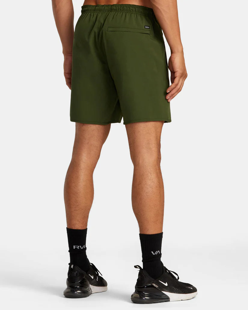 RVCA YOGGER STRETCH 17" SHORT - JUNGLE GREEN