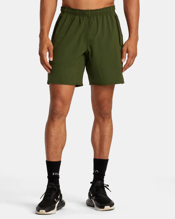 RVCA YOGGER STRETCH 17" SHORT - JUNGLE GREEN