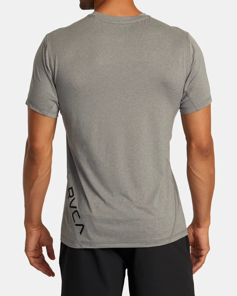 RVCA SPORT VENT TEE - HEATHER GRAY