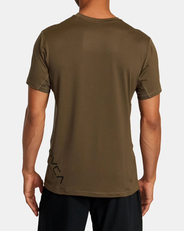 RVCA SPORT VENT TEE - MOCHA