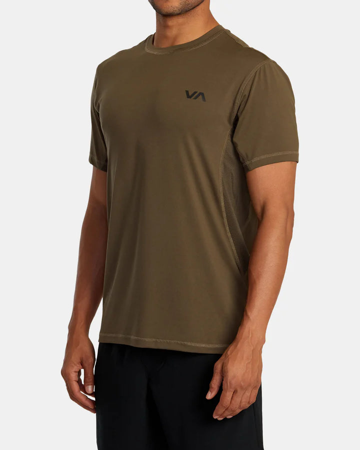 RVCA SPORT VENT TEE - MOCHA