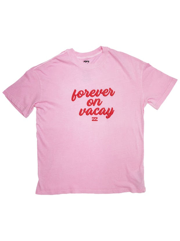 BILLABONG ALOHA ON VACATION HAWAIII WOMENS TEE - GUAVA (GUA)