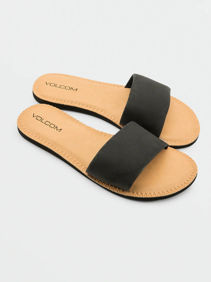 VOLCOM SIMPLE WOMENS SLIDE - BLACK