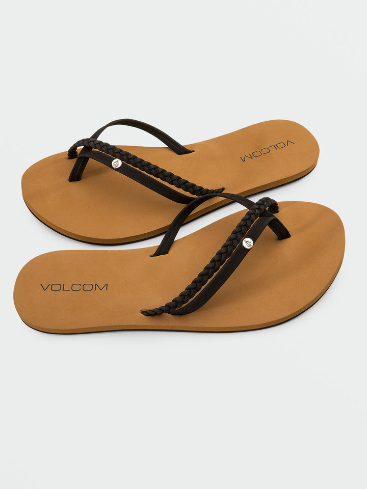 VOLCOM THRILLS II WOMENS SANDALS - BLACK