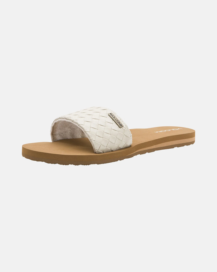 VOLCOM SIMPLE SLIDE BRAID - CREAM
