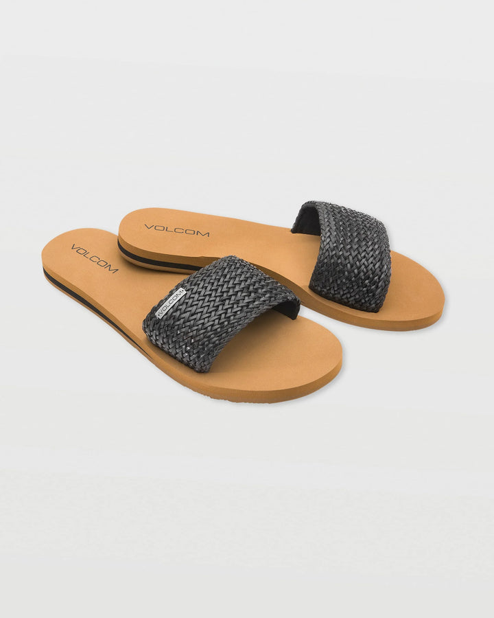 VOLCOM SIMPLE SLIDE BRAID - BLACK
