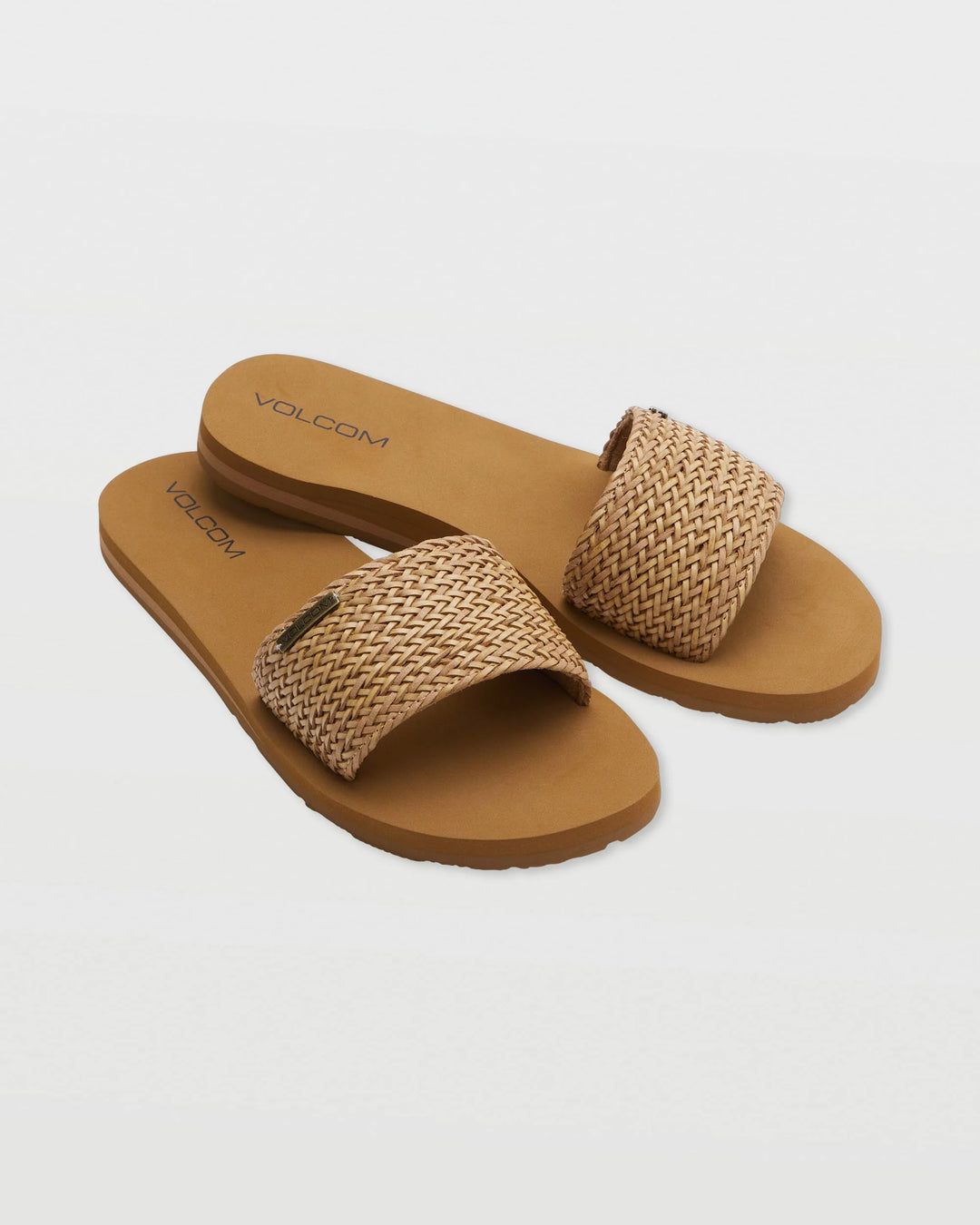 VOLCOM SIMPLE SLIDE BRAID - COGNAC
