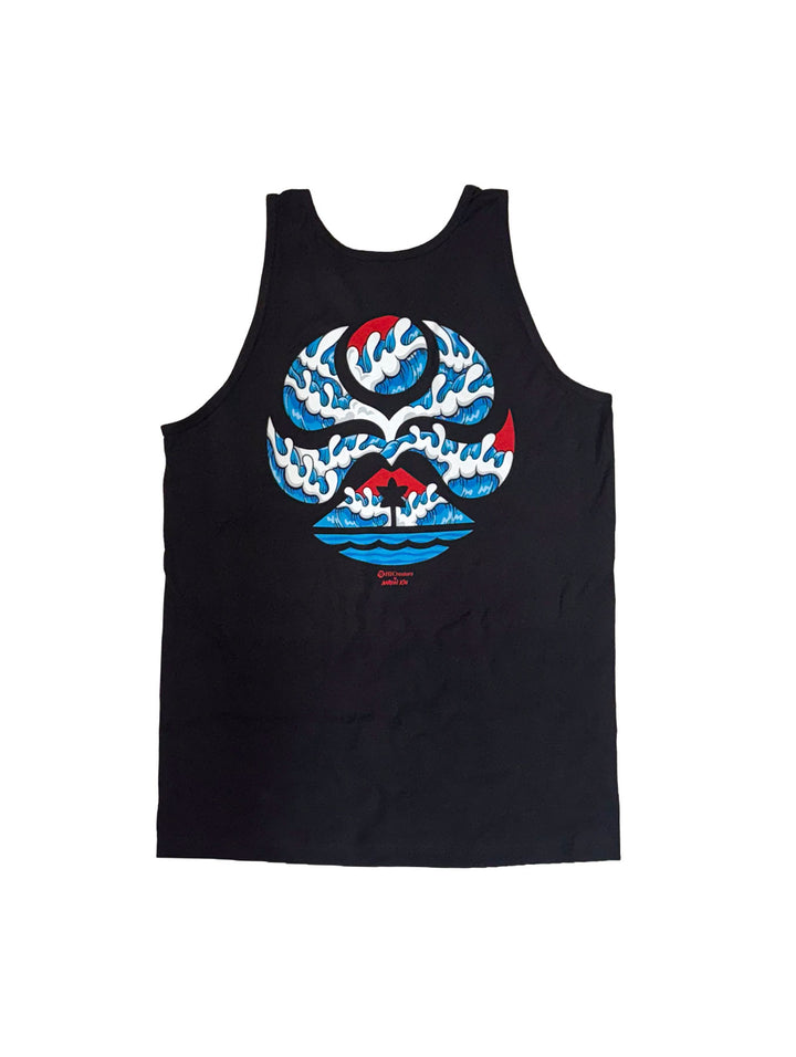 HIC THE WAVE AARON KAI  TANK TEE - BLACK