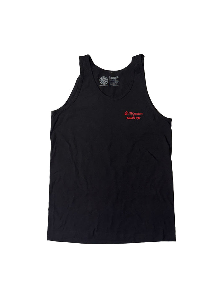 HIC THE WAVE AARON KAI  TANK TEE - BLACK