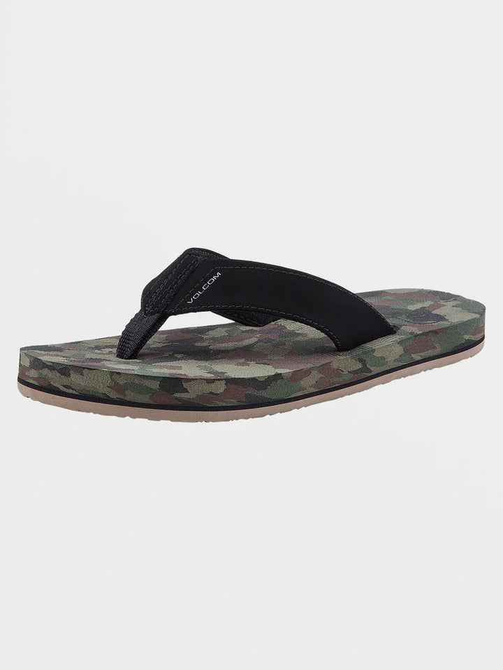 VOLCOM VICTOR BIG YOUTH SANDAL - DARK CAMO