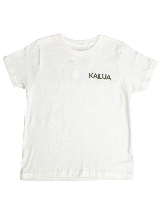 HIC KAILUA BORN YOUTH TEE - NATURAL