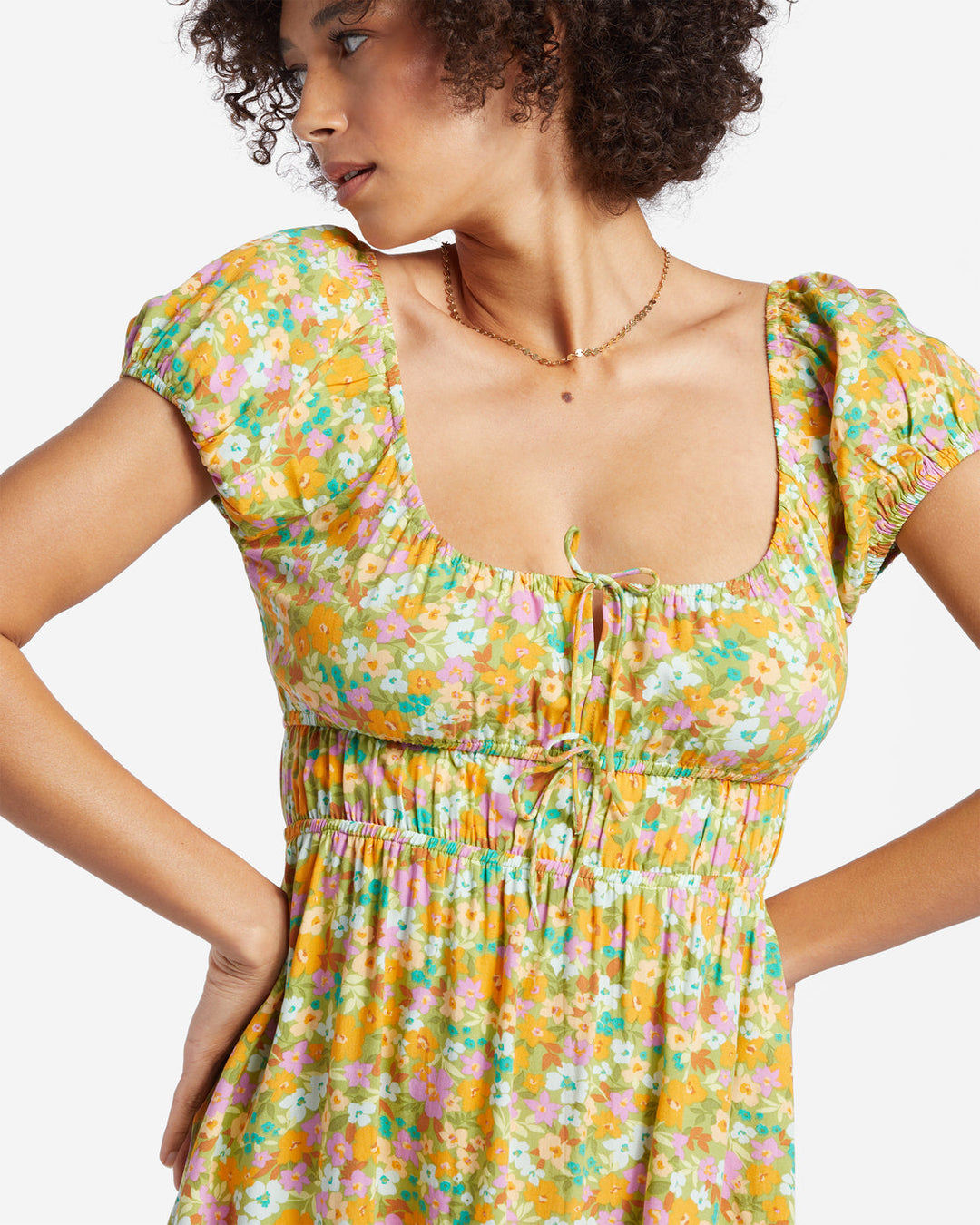 BILLABONG SUN KISSED DRESS - GREEN