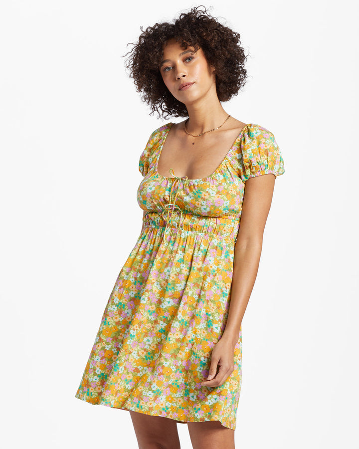 BILLABONG SUN KISSED DRESS - GREEN