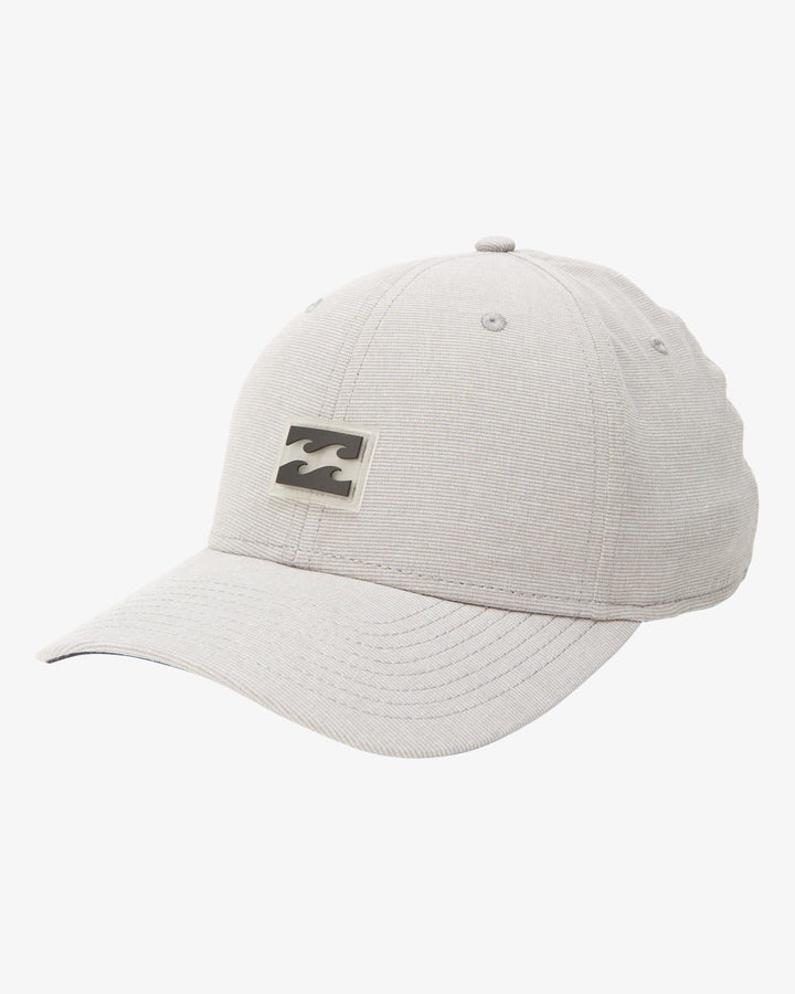 BILLABONG CROSSFIRE STRETCH FITTED HAT - GRAY