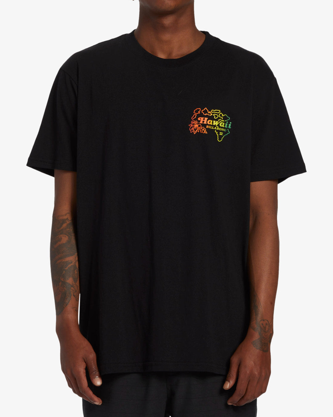 BILLABONG HANDKIE HI TEE - BLACK