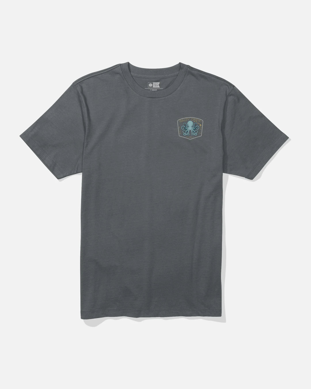 SALTY CREW HAWAII TAKO CLUB TEE - CHARCOAL