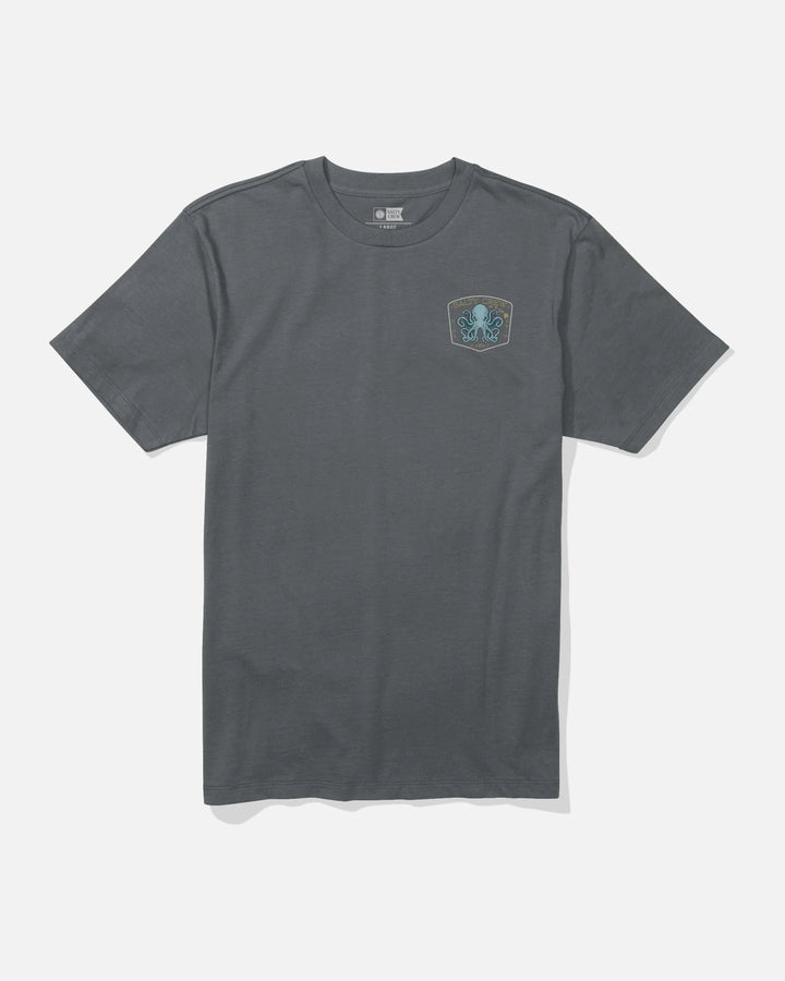 SALTY CREW HAWAII TAKO CLUB TEE - CHARCOAL