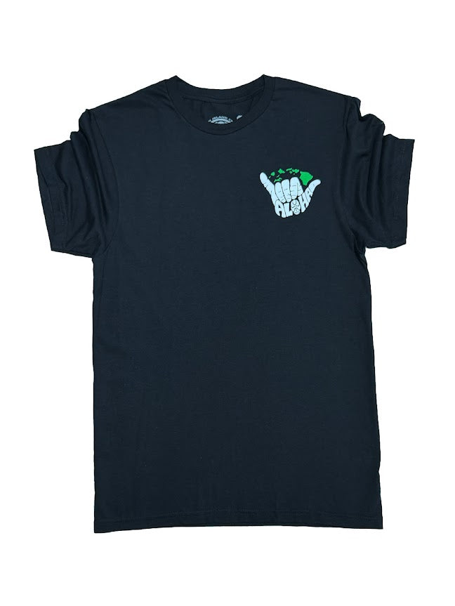 HIC ALOHA GO AROUND TEE - BLACK