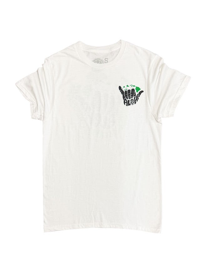 HIC ALOHA GO AROUND TEE - WHITE