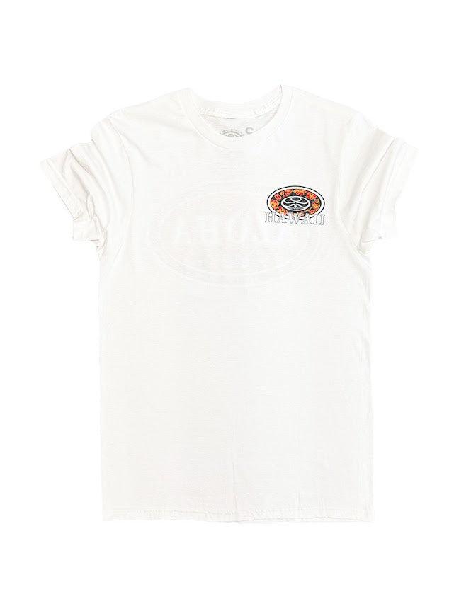 HIC ALOHA OVAL TEE - WHITE