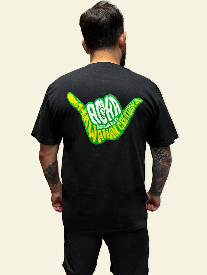 HIC SHAKA SCRIBBLE TEE - BLACK