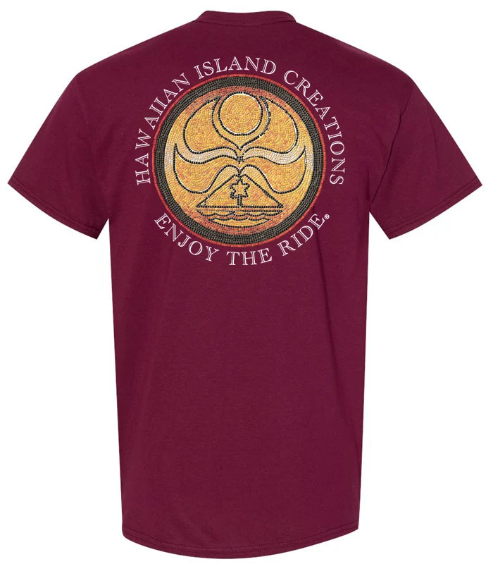 HIC ANCIENT DOT TEE - MAROON