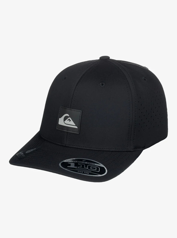 QUIKSILVER ADAPED FLEXFIT HAT - BLACK