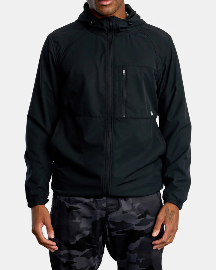 RVCA YOGGER JACKET II - BLACK