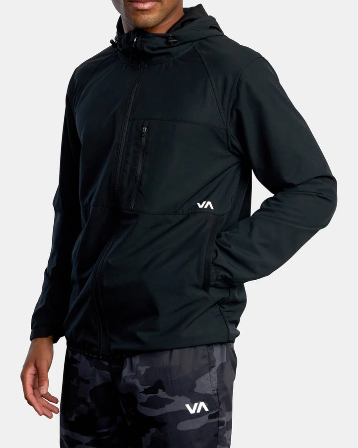 RVCA YOGGER JACKET II - BLACK