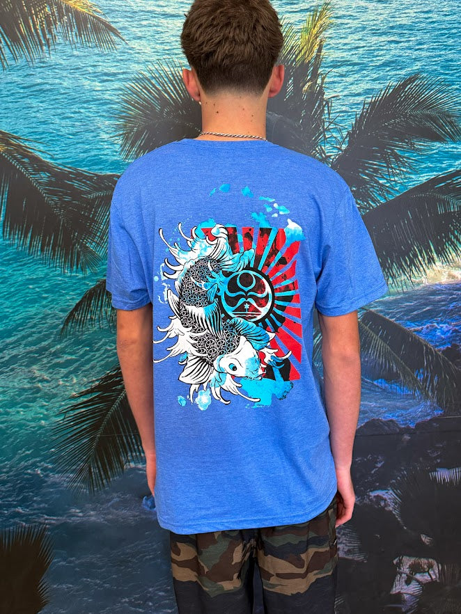 HIC CARPIO TEE - HEATHER ROYAL