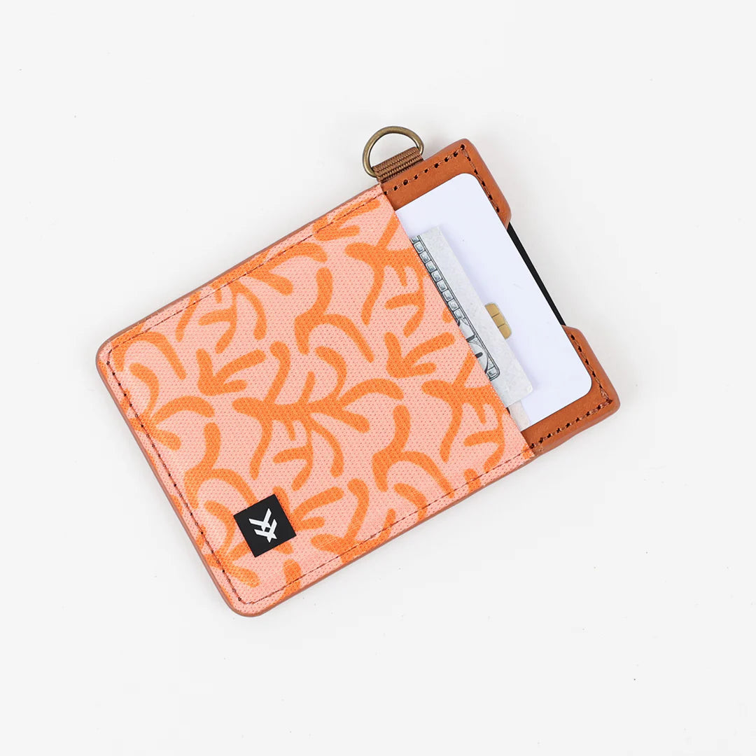 THREAD CORAL REEF VERTICAL WALLET