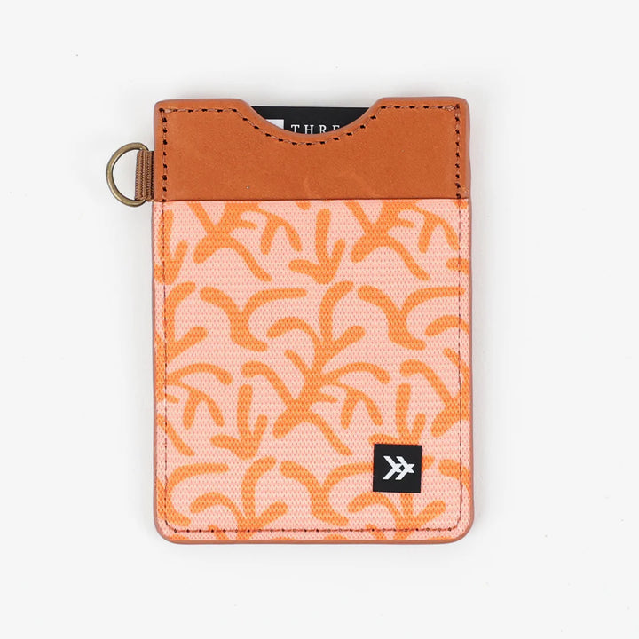 THREAD CORAL REEF VERTICAL WALLET
