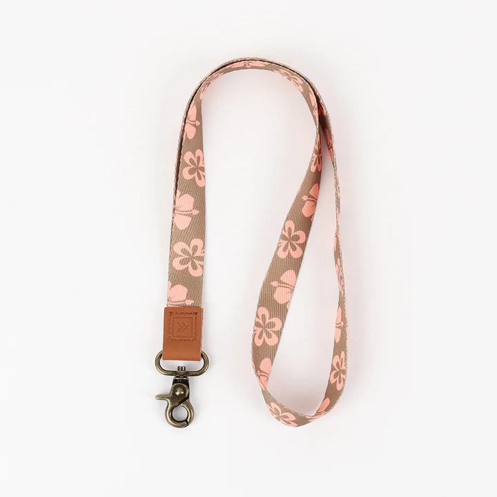 THREAD HAWAIIAN FLORAL NECK LANYARD