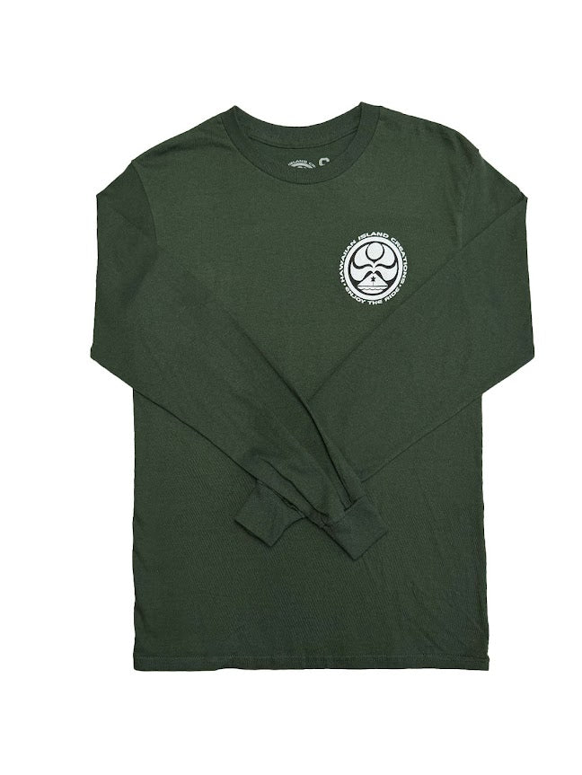 HIC CORPO DOT LONG SLEEVE TEE - FOREST GREEN