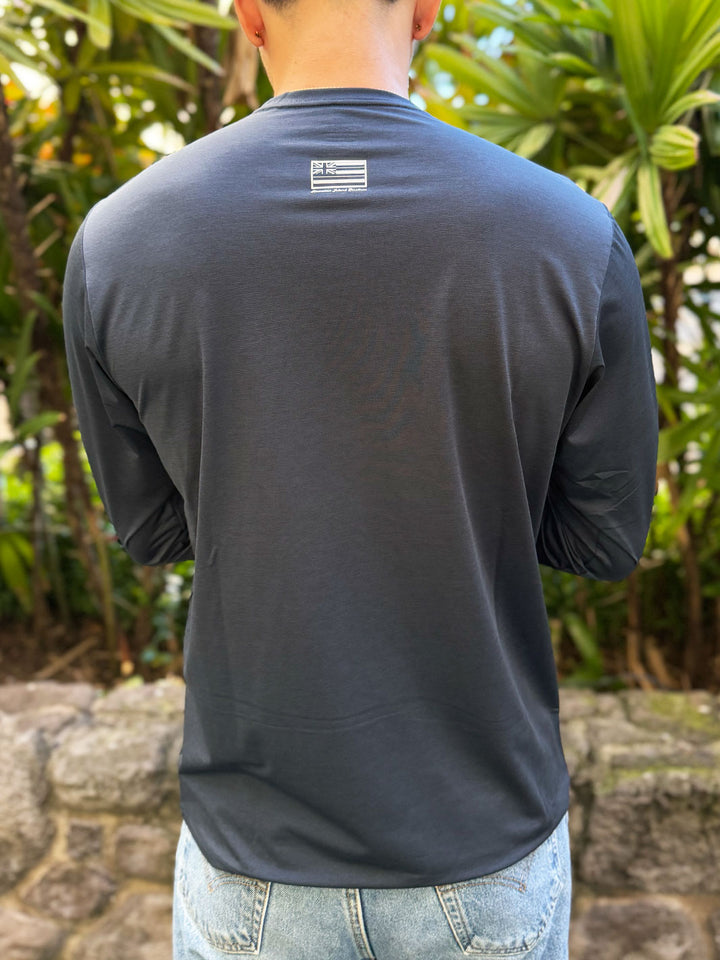 HIC DRY FIT LONG SLEEVE SURF SHIRT - NAVY